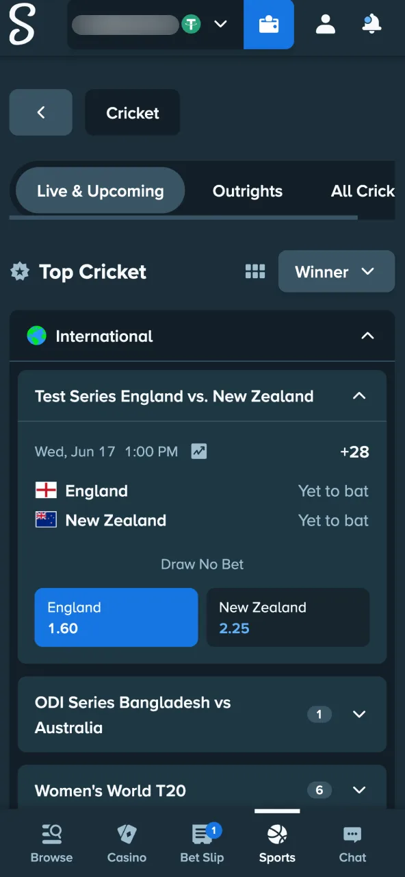 Add preferred Stake market directly into bet slip.