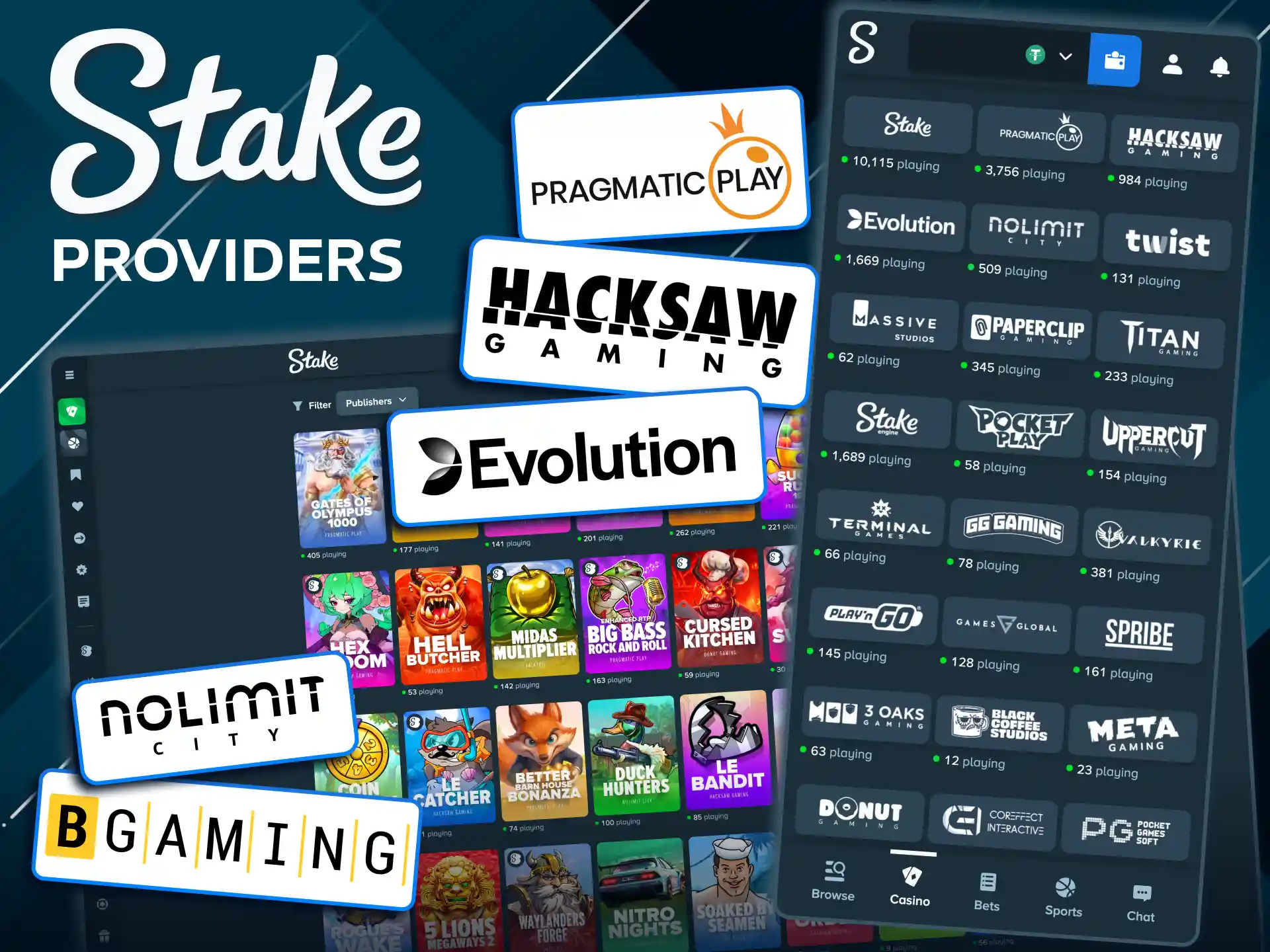 Stake Originals deliver exclusive crash and dice games.